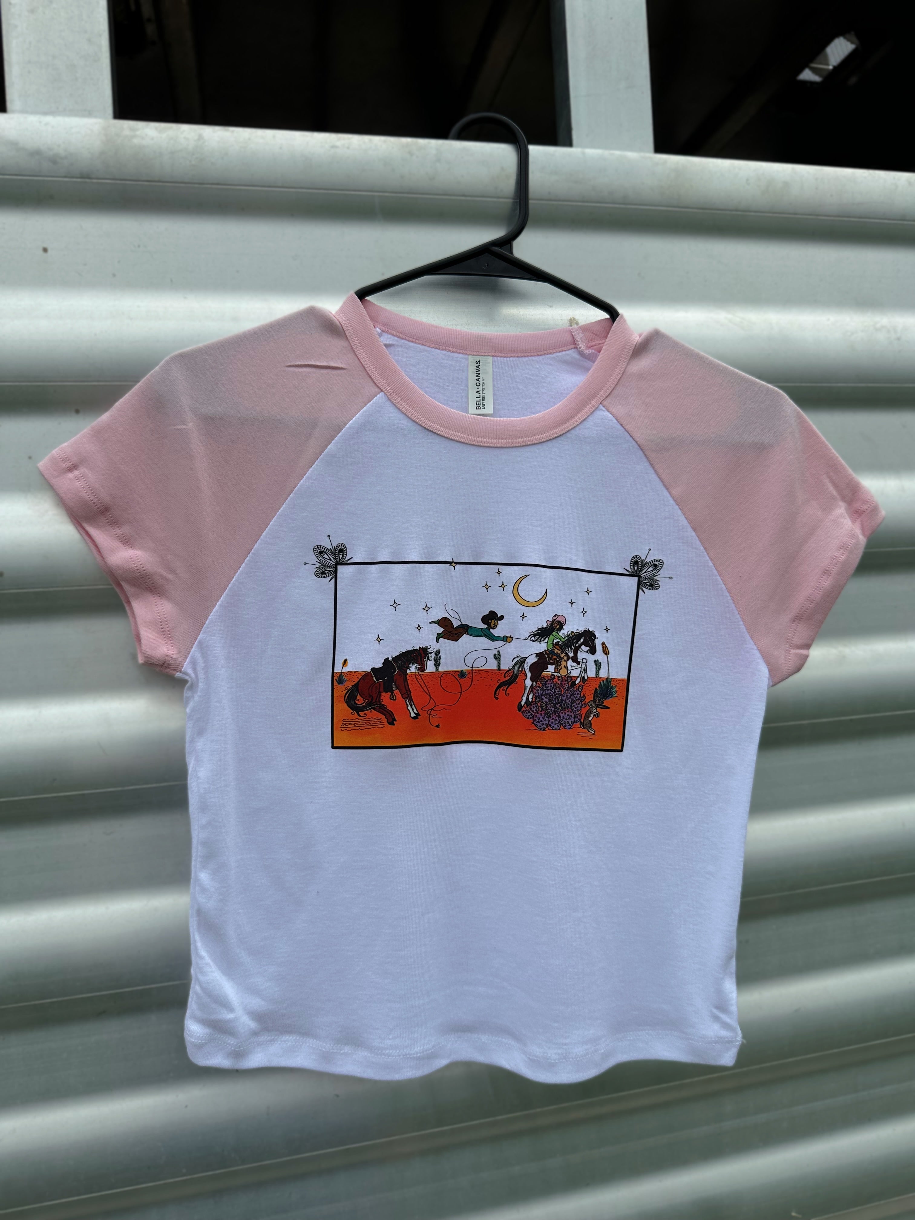 " Hold UR Horses " Baby Tee