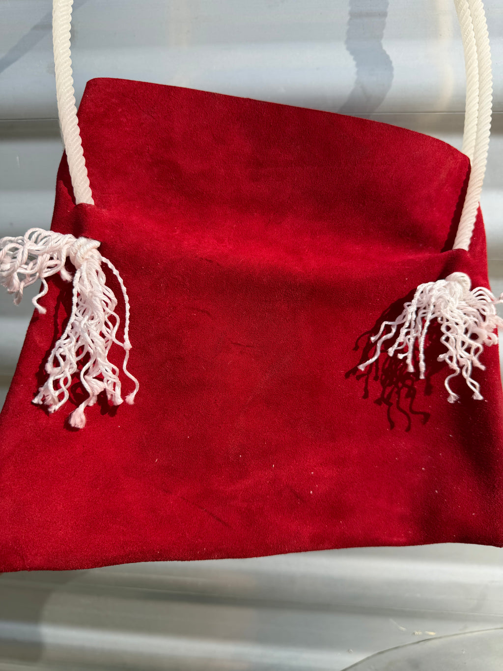 Red Buck Stitch Tote