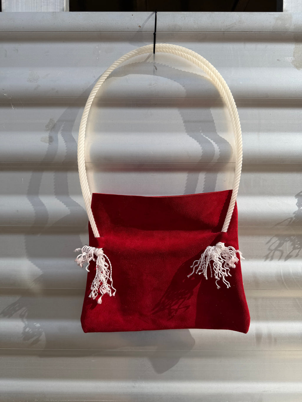 Red Buck Stitch Tote