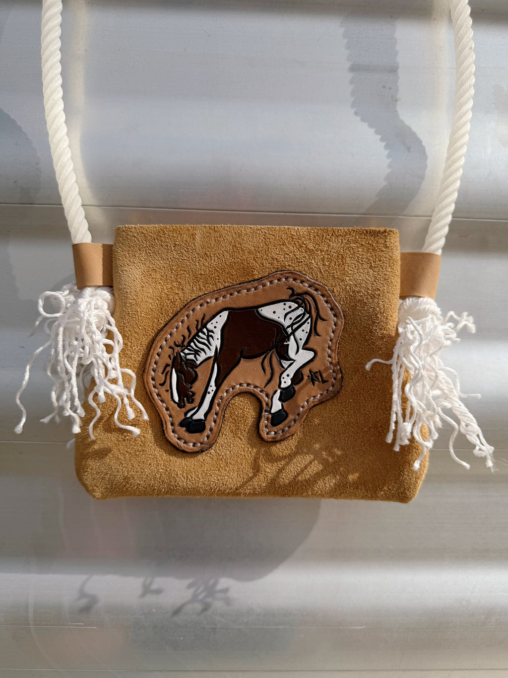 Painted Bucking Bronc Baby Barn Bag