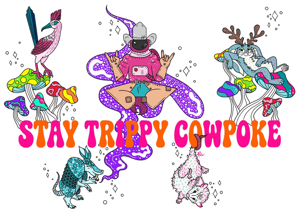 “STAY TRIPPY COWPOKE” Hoodie