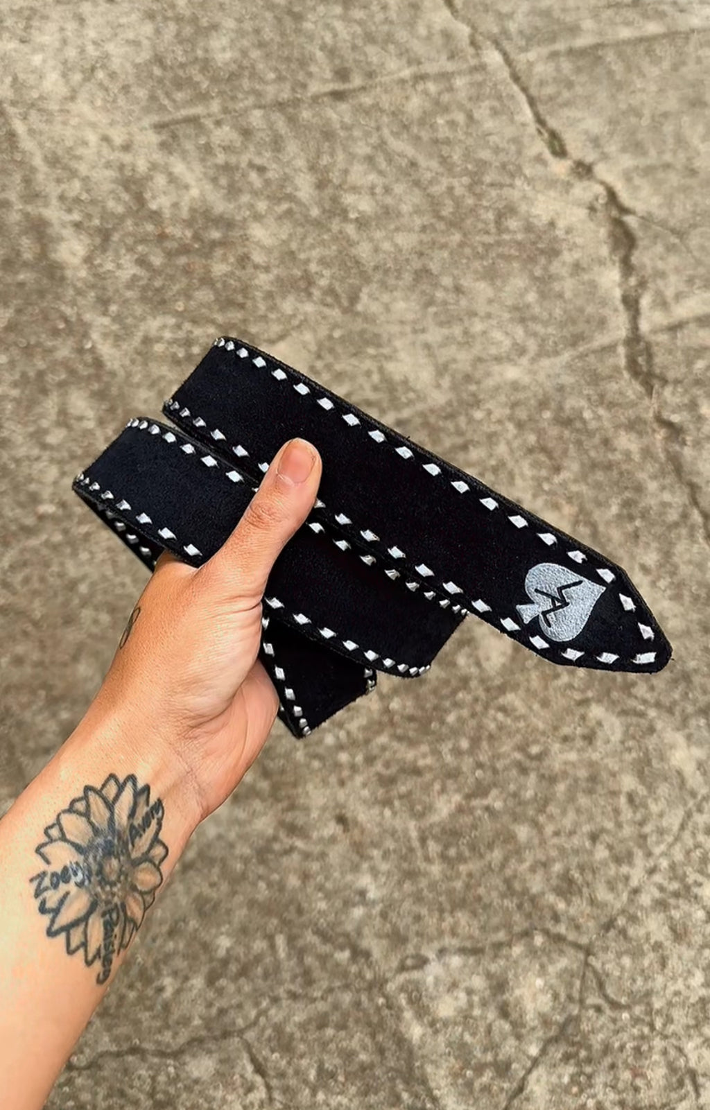 Dyed Roughout Belt