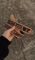 Two Toned Tooled Belt